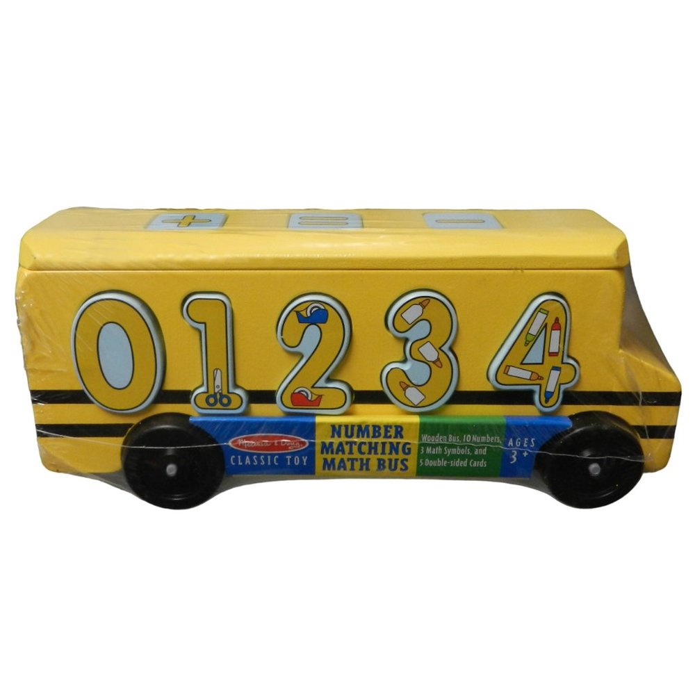 Melissa & Doug Number Matching Math Bus NEW